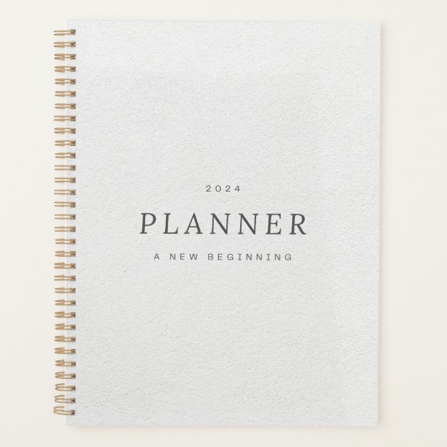 Moderne Woche/Jahr Planer (Vorderseite)