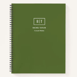 Moderne, wöchentlich erscheinende Monographie Notizbuch