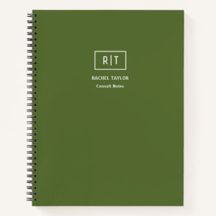 Moderne, wöchentlich erscheinende Monographie Notizbuch