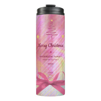 Moderne wunderliche festliche Weihnachten Thermosbecher