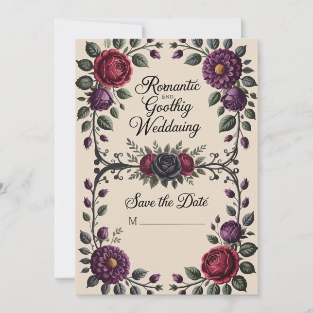 Moderne Wüste Boho Wedding Clipart Bundle Einladung (Vorderseite)