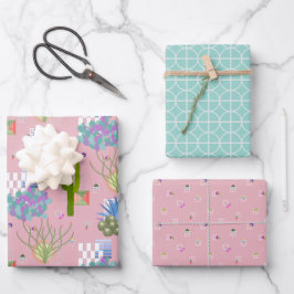 Moderne Wüste des Mittelalters Geschenkpapier Set