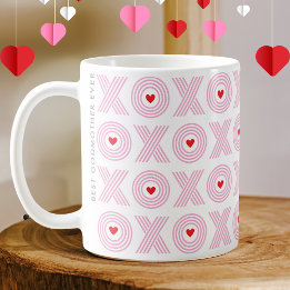 Moderne XOXO Valentine's Day Godmutter Kaffeetasse