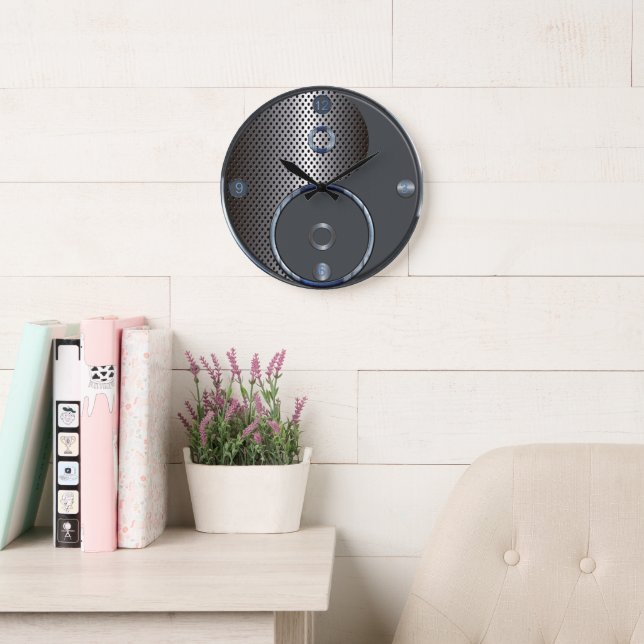 Moderne Yin Yang Wall Uhr (Lesesaal)