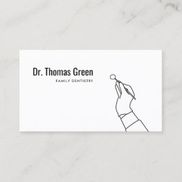 Moderne Zahnarztpraxis Erinnerung Terminkarte