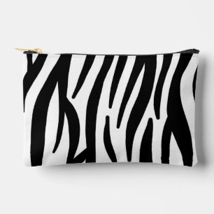 Moderne Zebramuster-Kosmetiktasche - Stylisches Ab Zubehörtasche