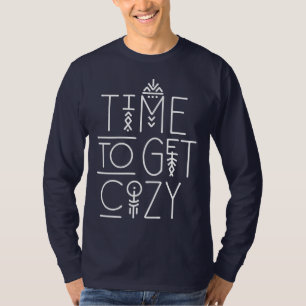 Moderne Zeit für gemütliche Gestaltung T-Shirt