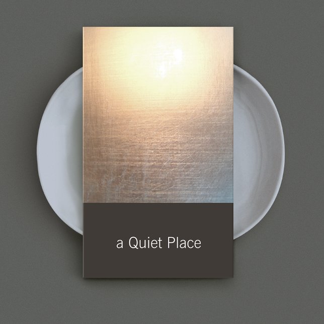 Moderne Zen Glow Yoga und Heilkunst Visitenkarte (Von Creator hochgeladen)