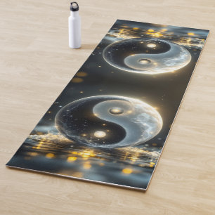 Moderne Zen Yin und Yang Vibes  Yogamatte