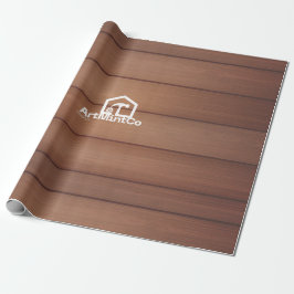 Moderne Zimmermann Werkzeuge Holz Geschenkpapier
