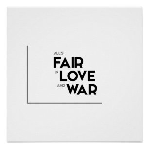 MODERNE Zitate: alles ist in der Liebe und im Poster