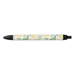 Moderne Zitrone Citrus Sommer gelb Personalisiert  Kugelschreiber