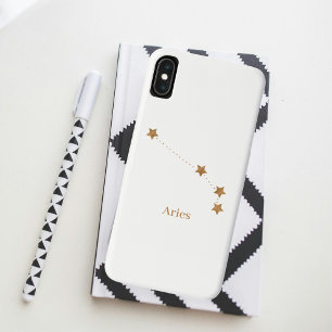 Moderne Zodiac Sign Gold Aries   Elementfeuer Case-Mate iPhone Hülle