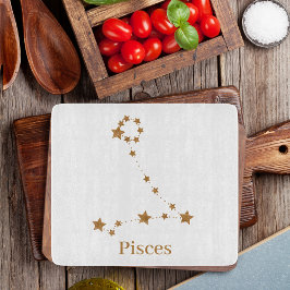 Moderne Zodiac Sign Gold Pises | Element Wasser Schneidebrett