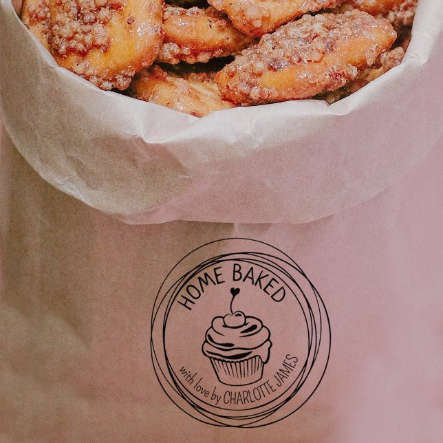 Moderne Zuhause Baked Cupcakes Gummistempel (Von Creator hochgeladen)