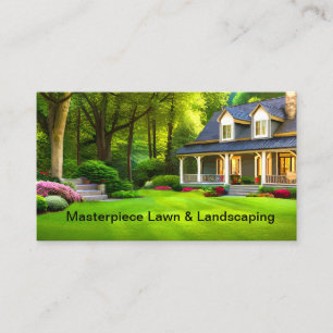 Moderne Zuhause Landscaping-Visitenkarten Visitenkarte