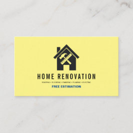 Moderne Zuhause Renovierung Reparatur Handyman Gel Visitenkarte