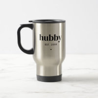 Moderne zweiseitige Hubby Husband-Typografie