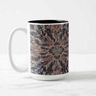 Moderne zweitönige künstlerische Tasse (15 oz)