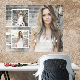 Moderner 3-Foto-Abschluss Leinwanddruck