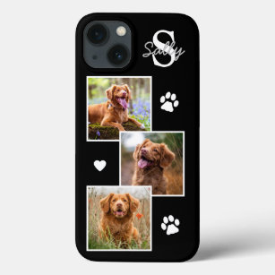 Moderner 3 Foto Schwarzer Haustier Hund Case-Mate iPhone Hülle