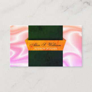 Moderner 3D Design Innendesigner Visitenkarte