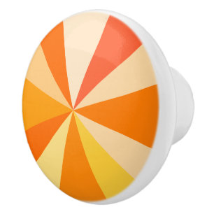 Moderner 60er der Pop-Kunst Funky geometrische Keramikknauf