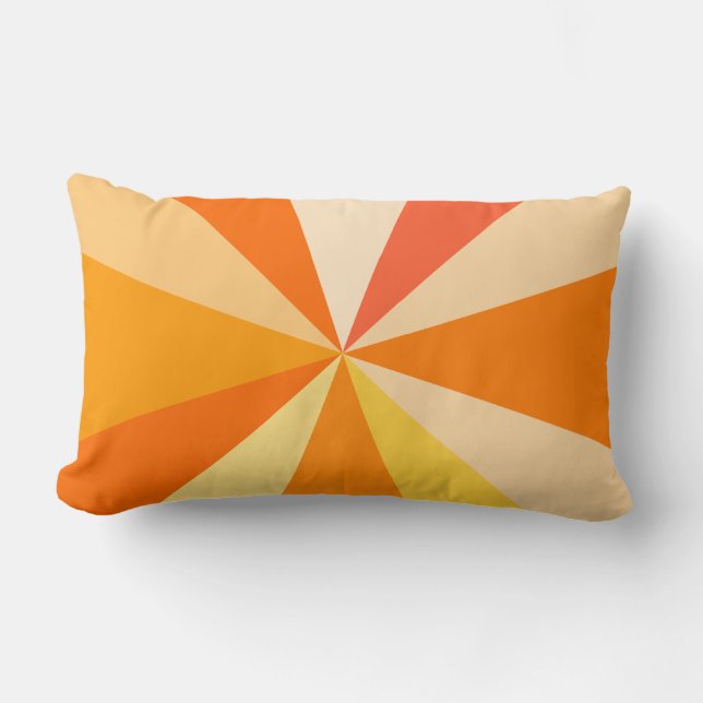 Moderner 60er der Pop-Kunst Funky geometrische Lendenkissen (Vorderseite)