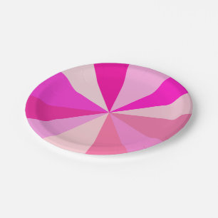 Moderner 60er der Pop-Kunst Funky geometrische Pappteller
