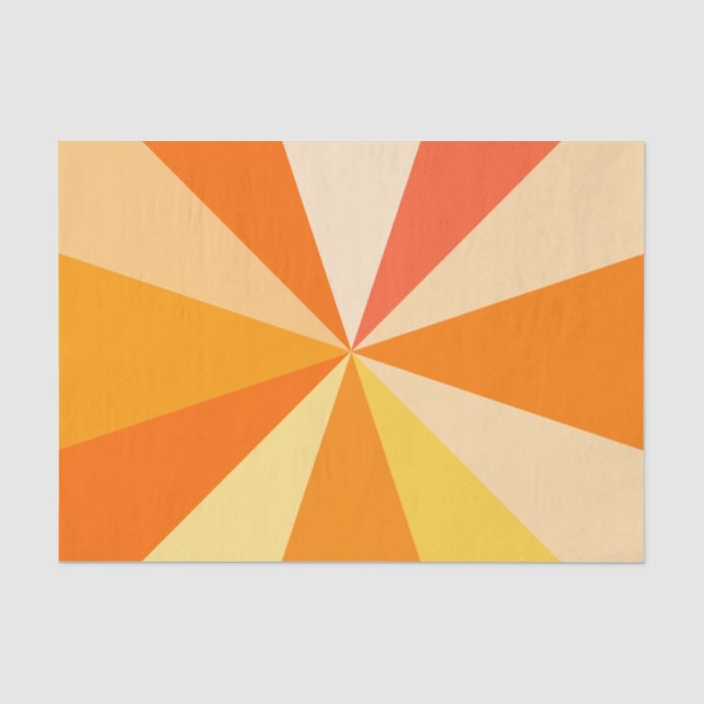 Moderner 60er der Pop-Kunst Funky geometrische Seidenpapier (Vorderseite)