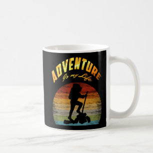 Moderner Abenteuer Lifestyle Kaffeetasse