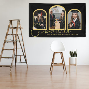 Moderner Abschluss   3 Arted Foto Collage Banner