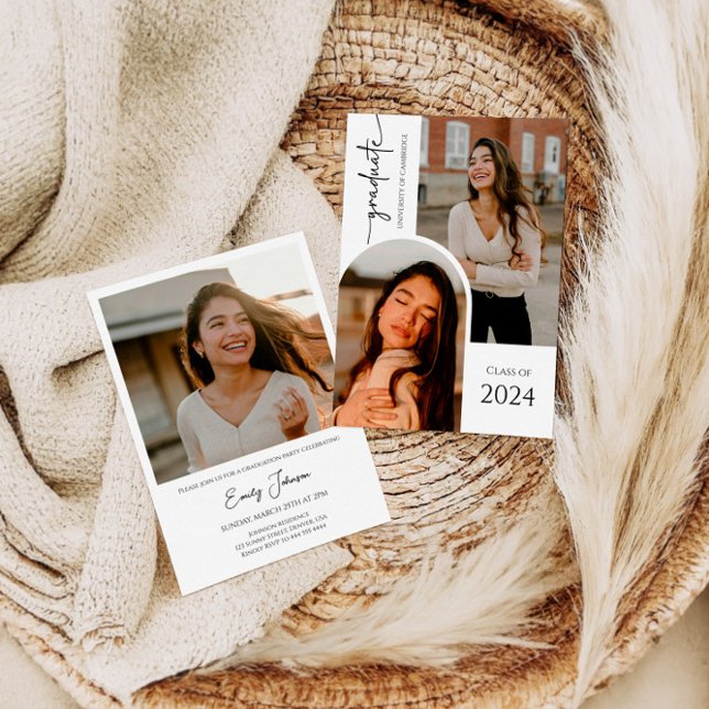 Moderner Abschluss für Drehbuch-Graduate Einladung (Von Creator hochgeladen)