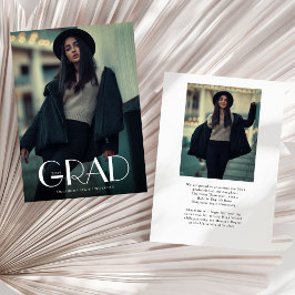 Moderner Abschluss mit 2 Fotos Ankündigung