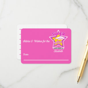 Moderner Abschluss Super Grad Pink Advice wünscht Begleitkarte