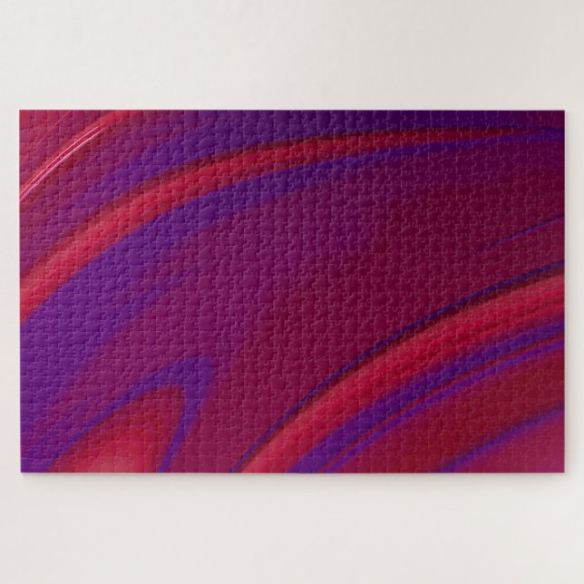 Moderner Abstrakt Red Lila Swirl - harte 1000 PCs (Horizontal)