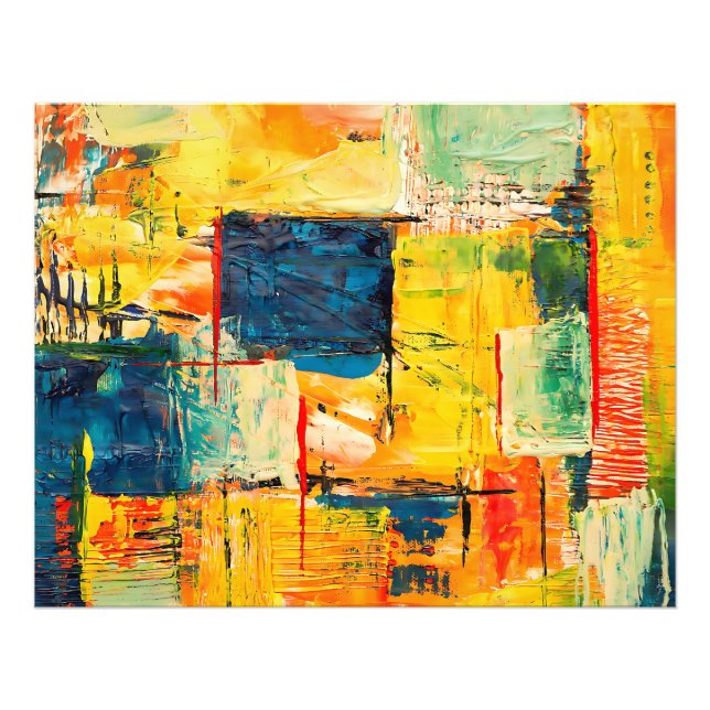 Moderner Abstrakter Ausdruck Fotodruck (Vorne)