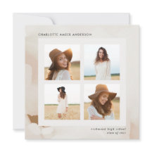 Moderner abstrakter Collage-Absolvent mit minimale