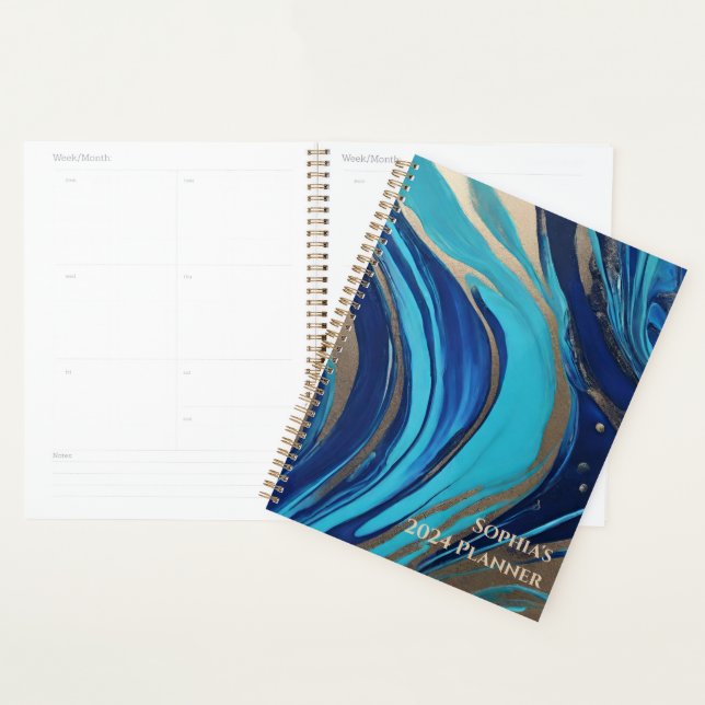Moderner Abstrakter Flow Art- Planer (Anzeige)