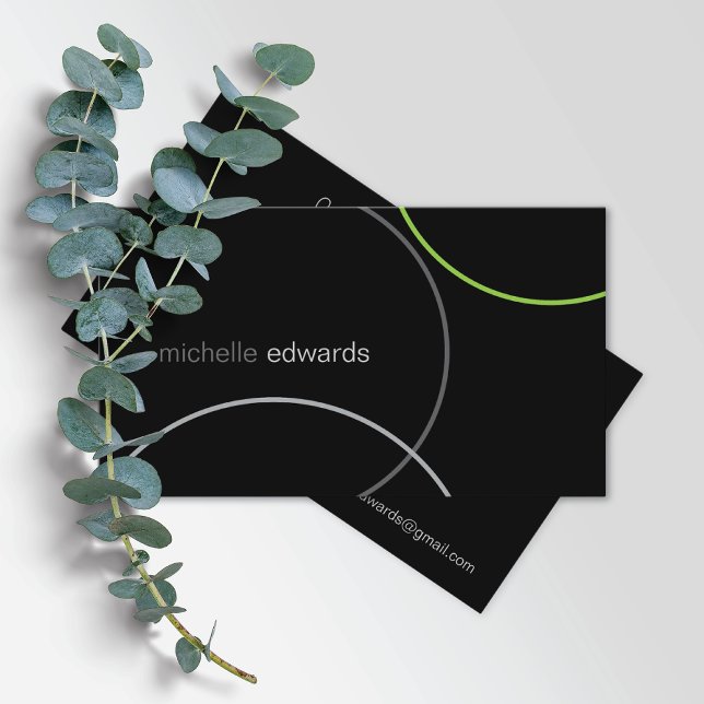 Moderner Abstrakter minimaler geometrischer Leitfa Visitenkarte (Von Creator hochgeladen)