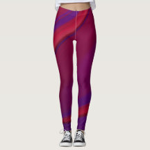 Moderner Abstrakter Minimalistischer Lila Swirl