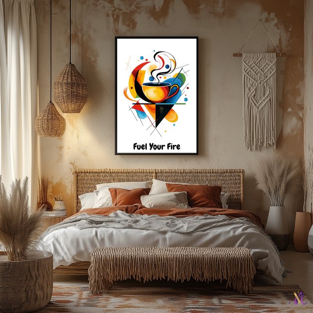 Moderner Abstrakter Minimalistischer Motivierend K Poster (Von Creator hochgeladen)