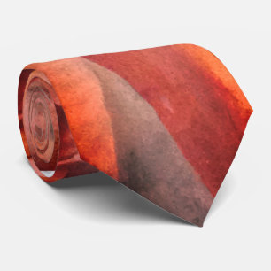 Moderner Abstrakter Neck Tie Wüste Sonnenuntergang Krawatte