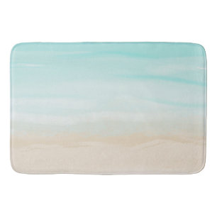 Moderner Abstrakter Strand Badematte