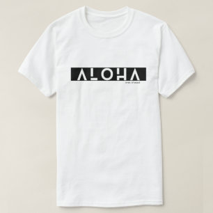 Moderner ALOHA Staat Mind Unisex Alltägliches T-Sh T-Shirt