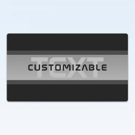 Moderner, anpassbarer Layierter Text | Schwarz & G Etiketten