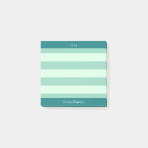 Moderner Aquamariner Bürolehrer Mama Student Post-it Klebezettel