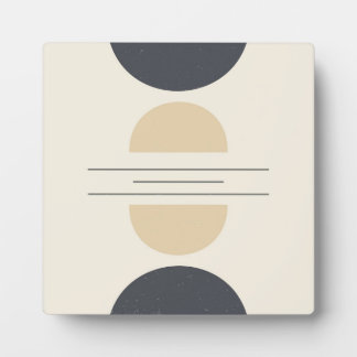 Moderner ästhetischer Boho Stil Fotoplatte