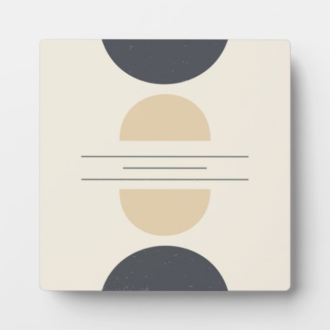 Moderner ästhetischer Boho Stil Fotoplatte (Vorderseite)