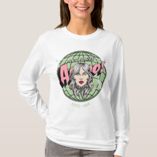 Moderner Astro Planet Cooler handgezeichneter Cart T-Shirt